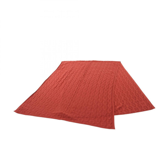 HERMES Chaine d'Ancre Cotton Scarf Red