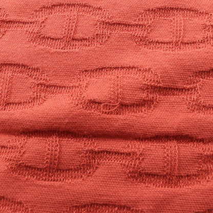 HERMES Chaine d'Ancre Cotton Scarf Red