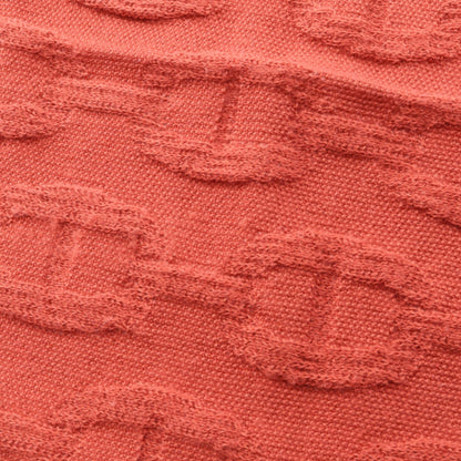 HERMES Chaine d'Ancre Cotton Scarf Red