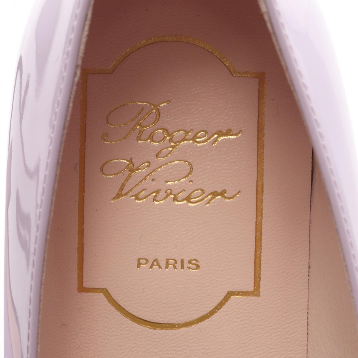Roger Vivier Belle Vivier Patent Pumps Purple Size 35