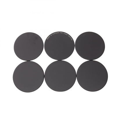 LOUIS VUITTON Lacquer Eggshell Coaster Set Black