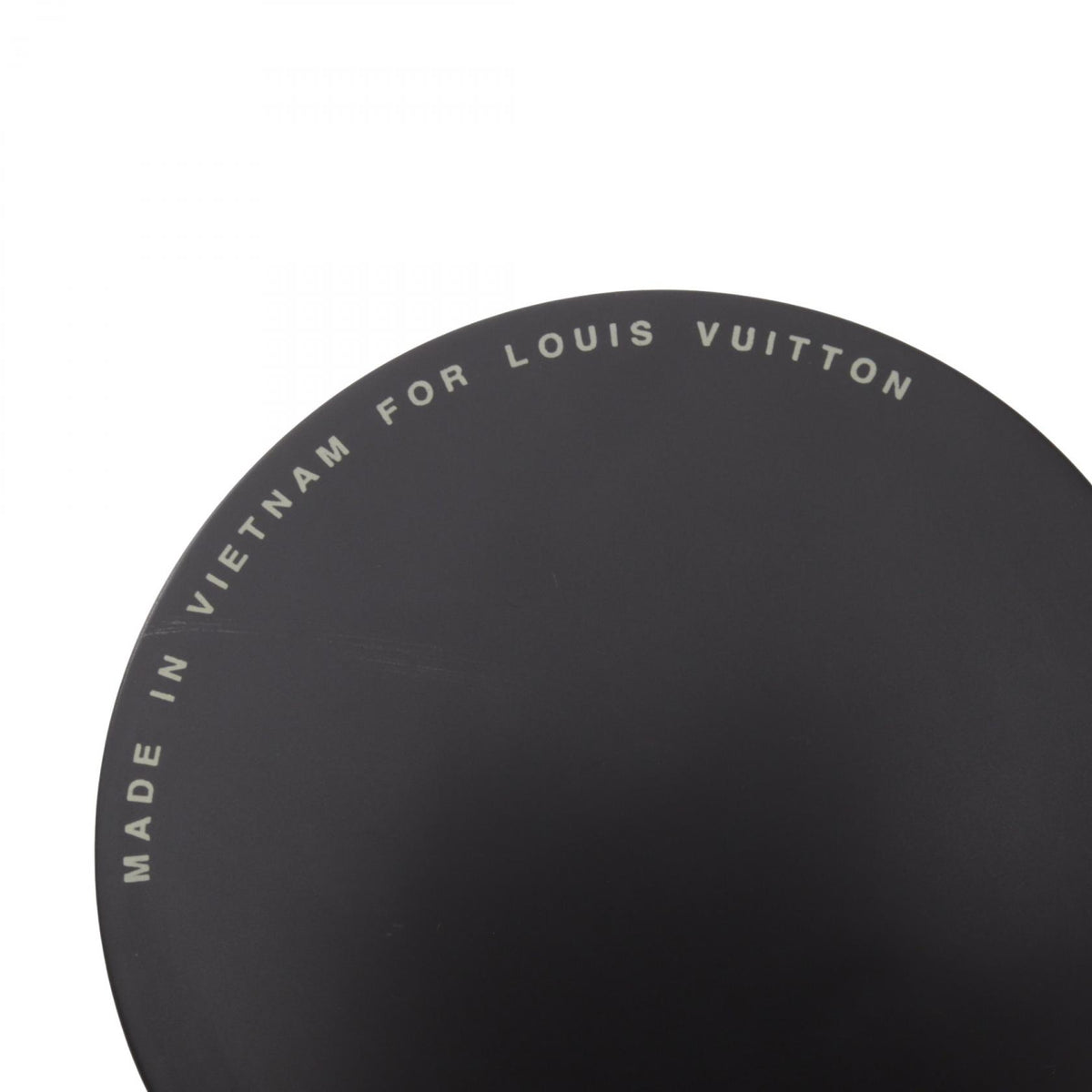 LOUIS VUITTON Lacquer Eggshell Coaster Set Black