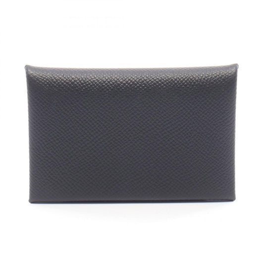 HERMES Calvi Veau Epsom Leather Coin Case