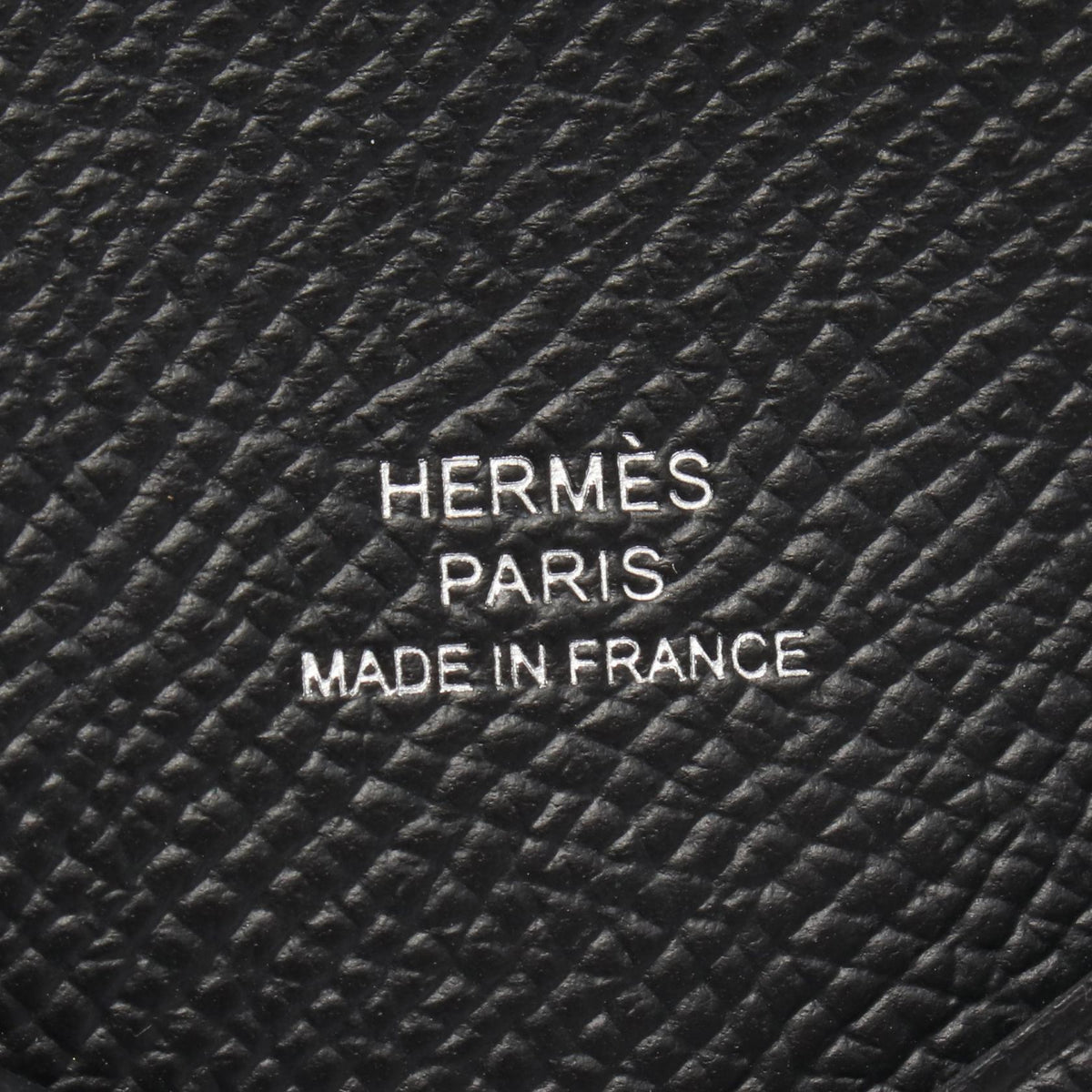HERMES Calvi Veau Epsom Leather Coin Case