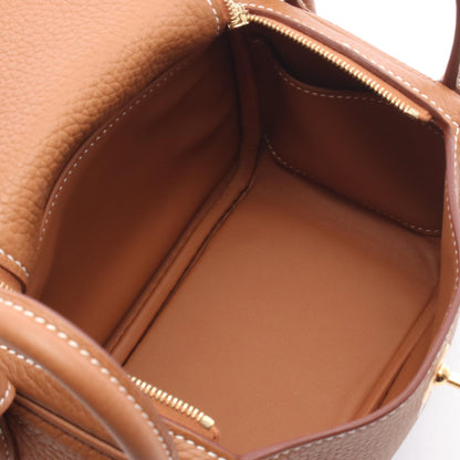 HERMES Lindy Mini Taurillon Clemence Shoulder Bag