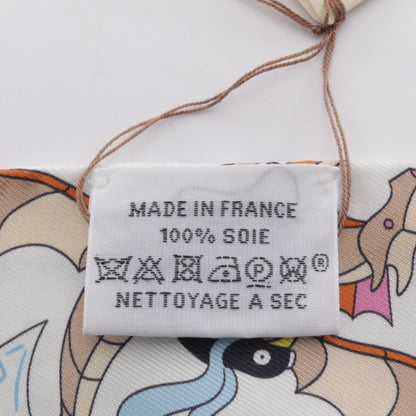 HERMES Twilly Academia Hippica Silk Scarf