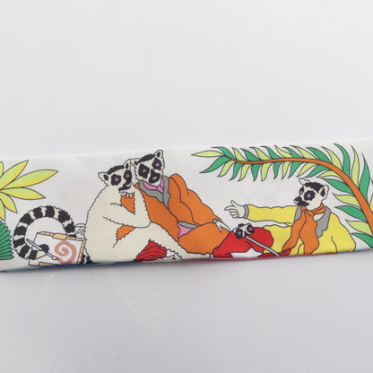 HERMES Twilly Academia Hippica Silk Scarf