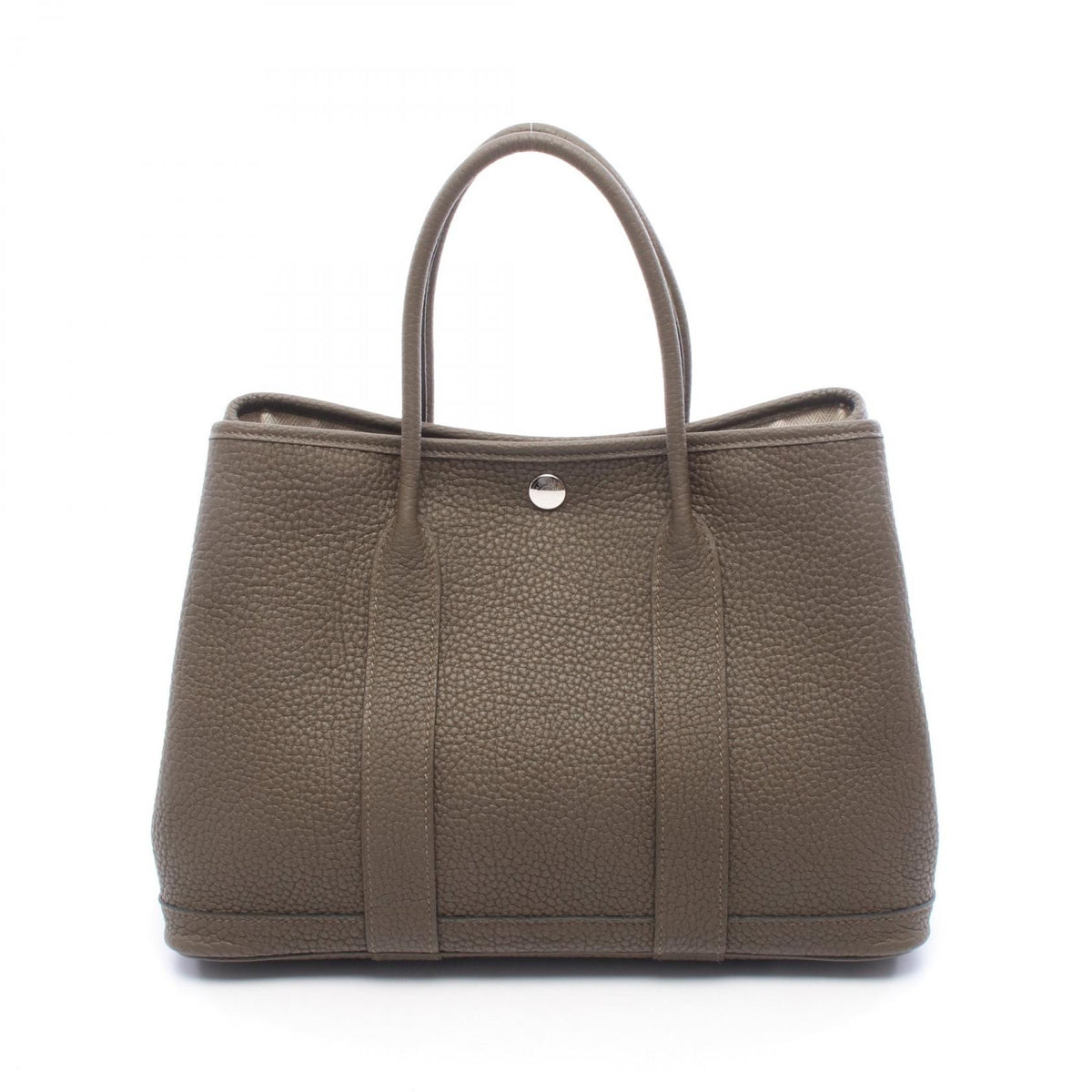 HERMES Garden Party TPM Vert Tote Bag