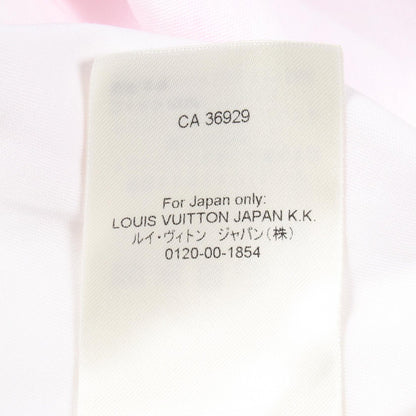 LOUIS VUITTON LV Signature Zipper T-Shirt White Size XS