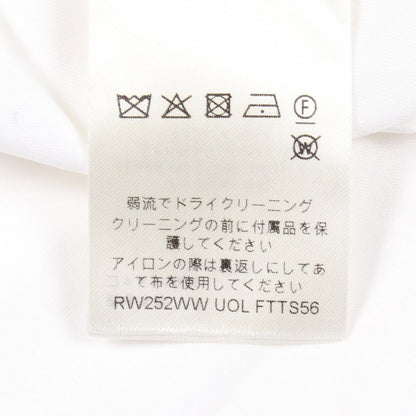 LOUIS VUITTON LV Signature Zipper T-Shirt White Size XS