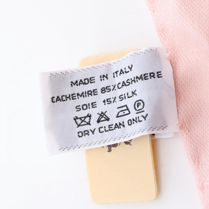 HERMES NEW LIBRIS Silk Cashmere Stole Pink