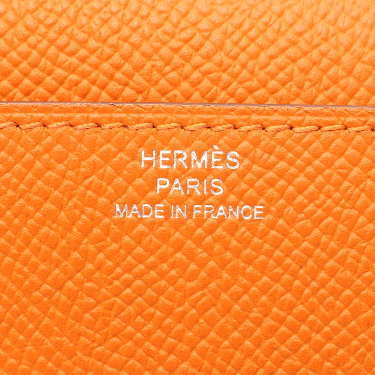 HERMES Constance Long To Go Bag Orange