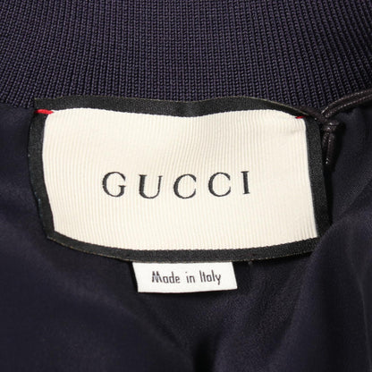 GUCCI GG Sequin Cotton Jacket Blue Size XS