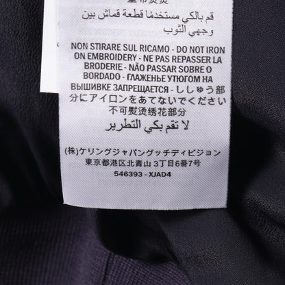 GUCCI GG Sequin Cotton Jacket Blue Size XS