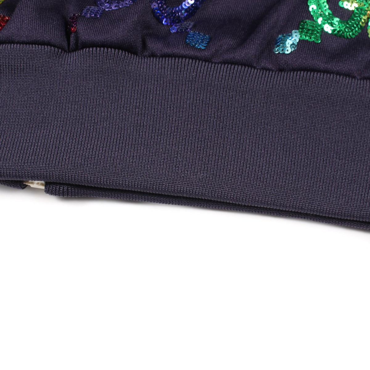 GUCCI GG Sequin Cotton Jacket Blue Size XS