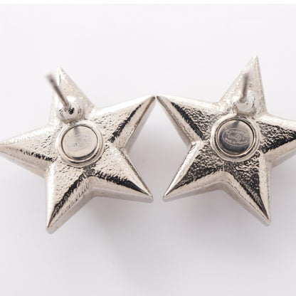 CHANEL Star Coco Mark Rhinestone Earrings