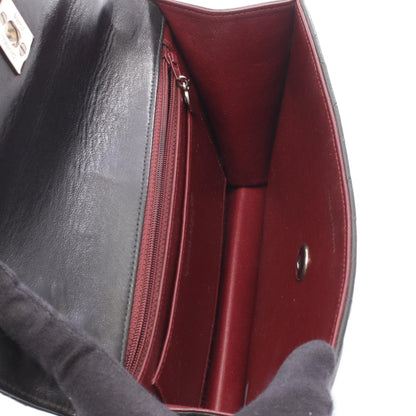 CHANEL Matelasse Lambskin Shoulder Bag Black