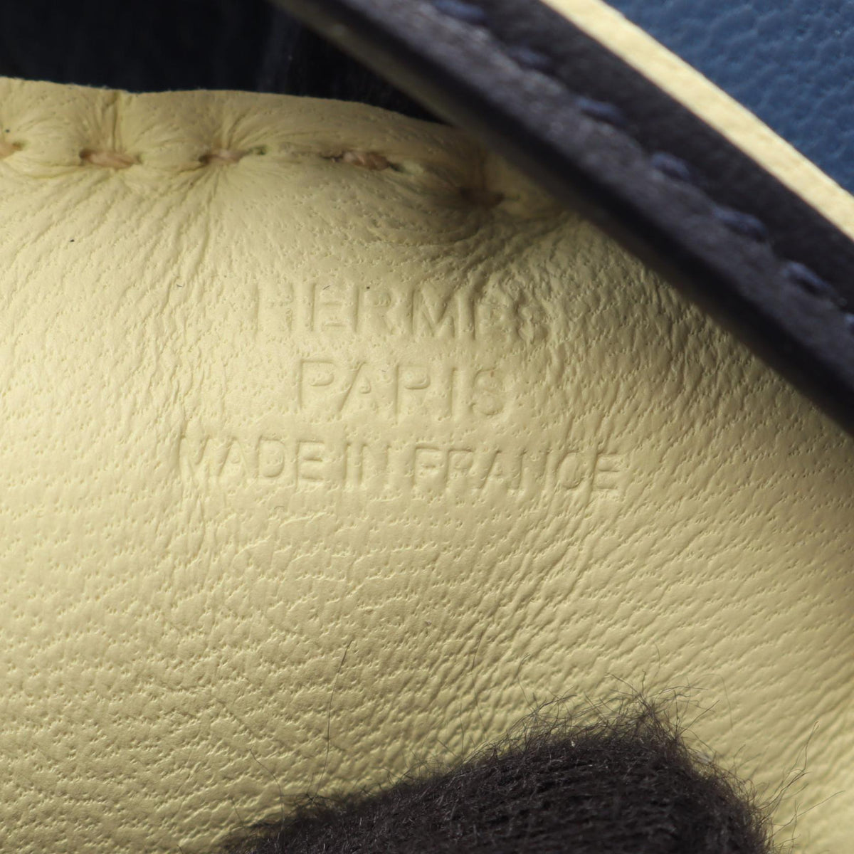 HERMES Rodeo PM Jaune Milton Nuit Charm