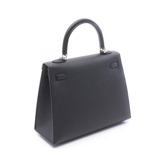 HERMES Kelly 25 Sellier Veau 2WAY Handbag