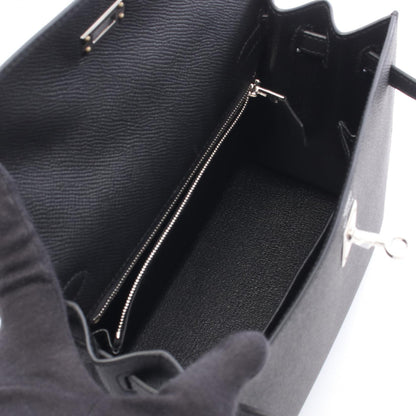 HERMES Kelly 25 Sellier Veau 2WAY Handbag