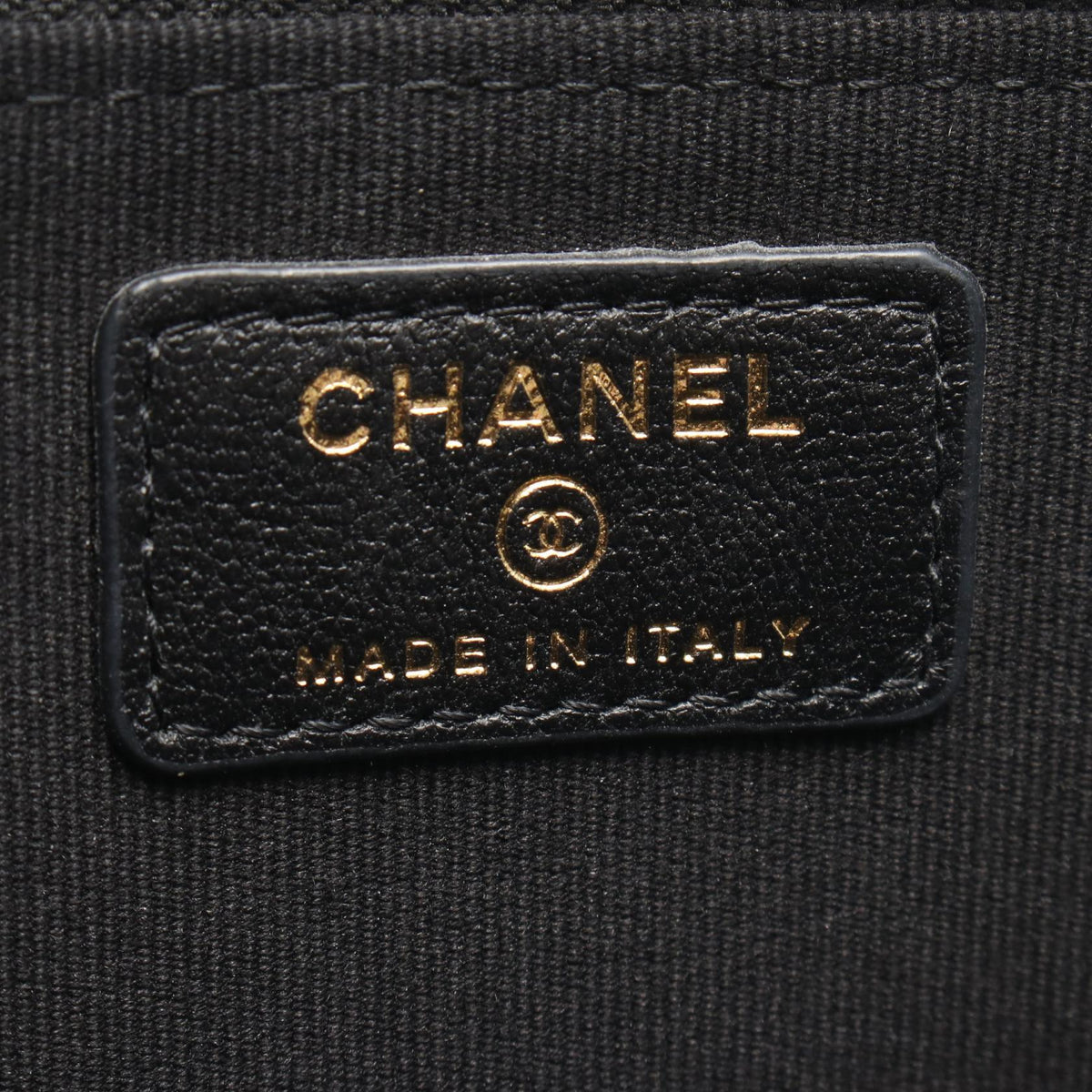 CHANEL Matelasse Chain Wallet Lambskin Bag