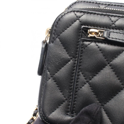 CHANEL Matelasse Chain Wallet Lambskin Bag