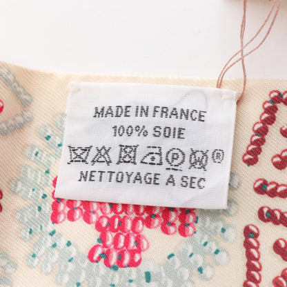 HERMES Twilly "KELLY EN PERLES" Silk Scarf