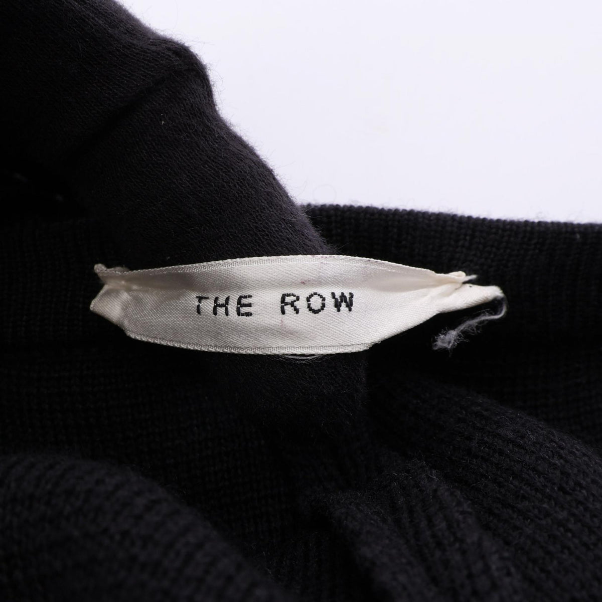 THE ROW Wool Silk Knit Black Size S