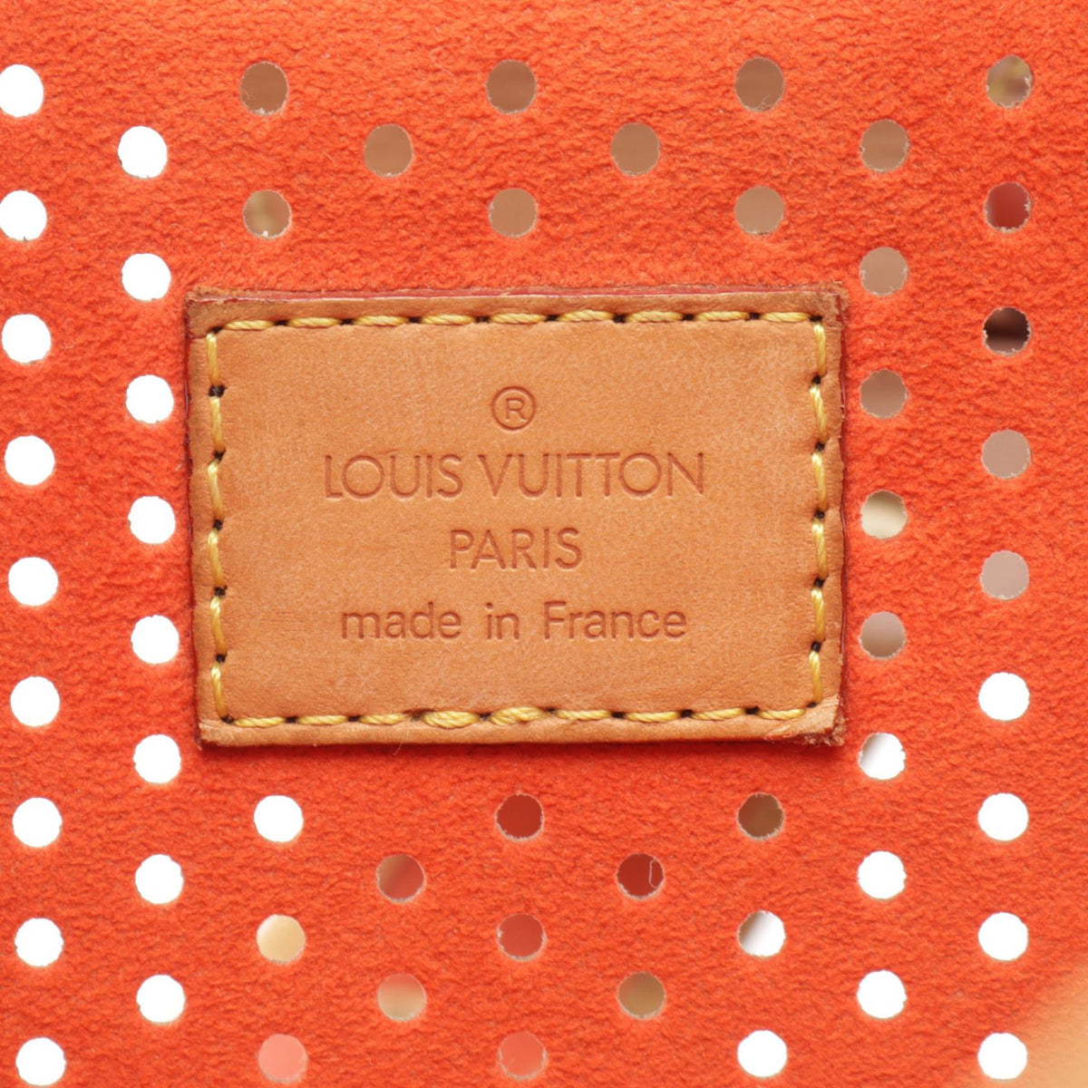 LOUIS VUITTON Monogram Perfo PVC Bag Brown