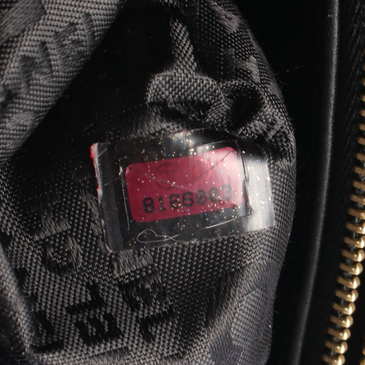 CHANEL Icon Shoulder Bag Leather Fabric