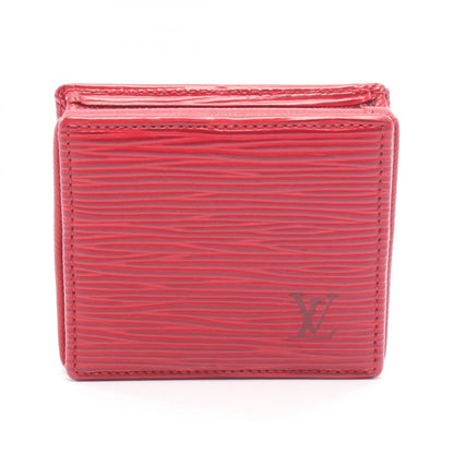 LOUIS VUITTON Portemonnaie Boite Case Red