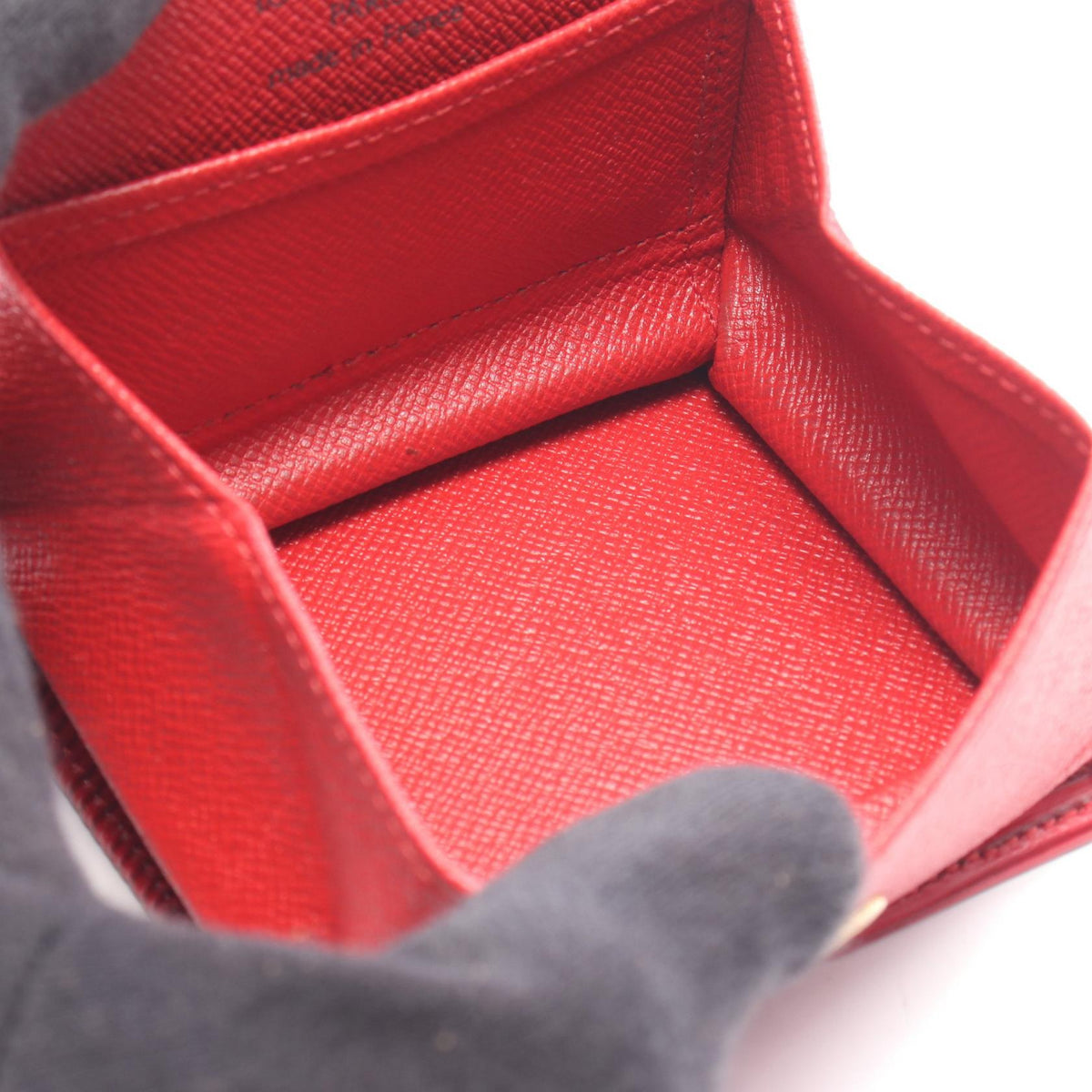 LOUIS VUITTON Portemonnaie Boite Case Red