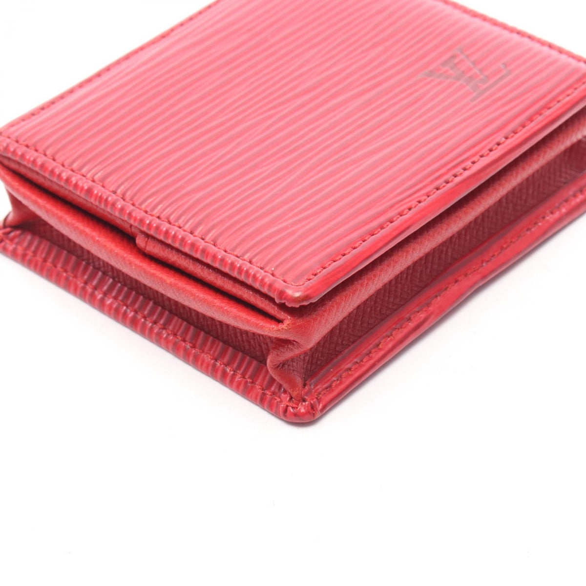 LOUIS VUITTON Portemonnaie Boite Case Red