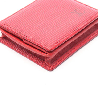 LOUIS VUITTON Portemonnaie Boite Case Red