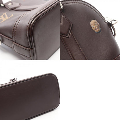 LOUIS VUITTON Alma 25 Henry Taylor Leather Handbag Brown