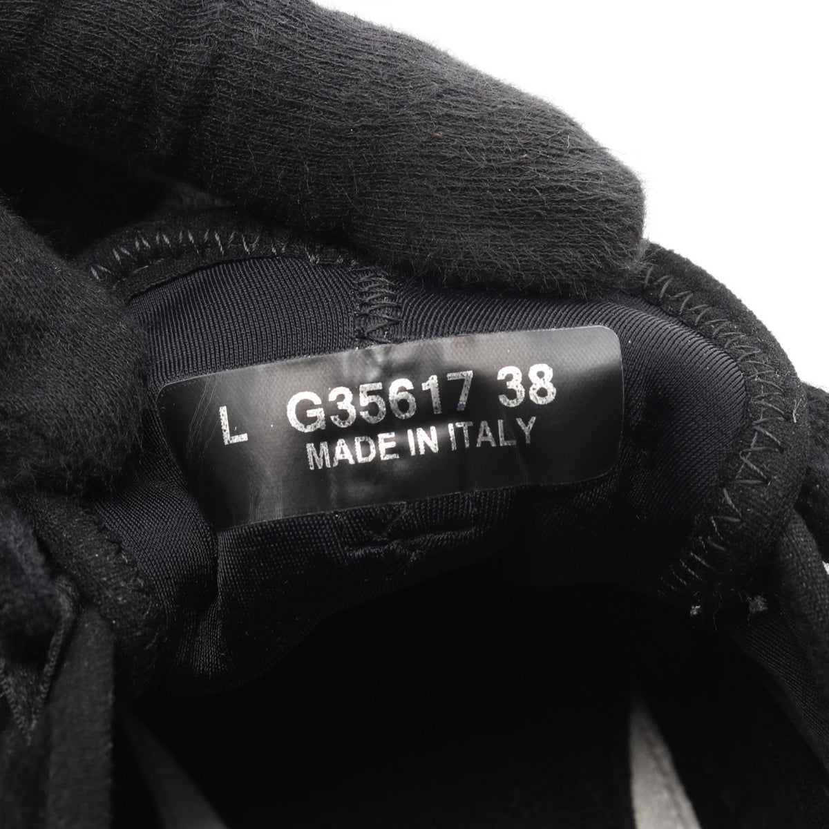 CHANEL Coco Mark Leather Suede Sneakers Black Size 38