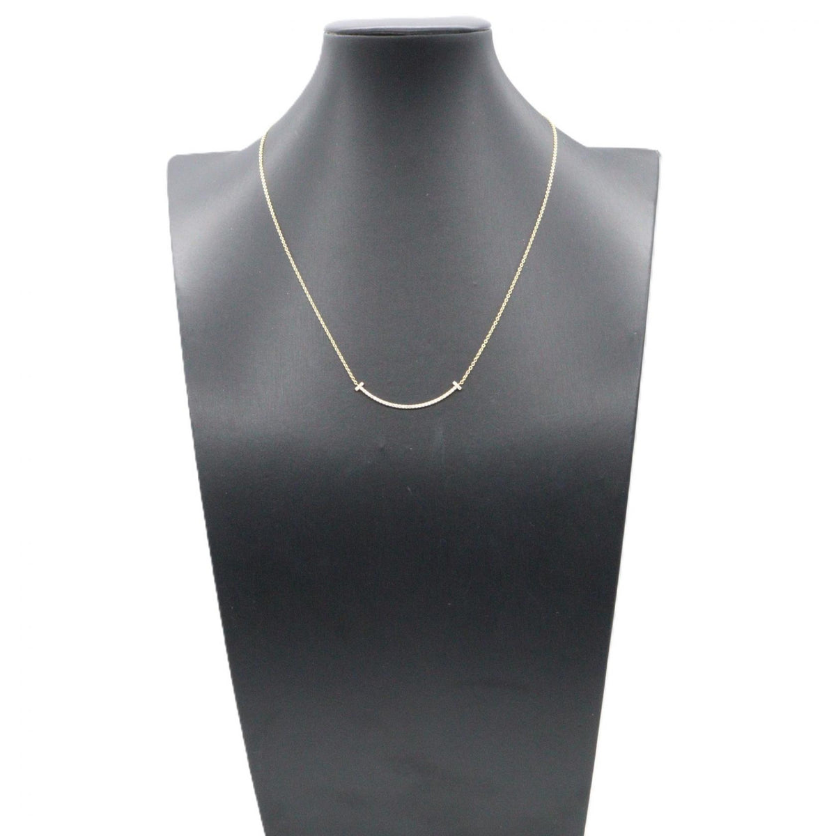 TIFFANY&CO T Smile Small Gold Necklace