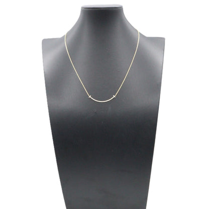 TIFFANY&CO T Smile Small Gold Necklace
