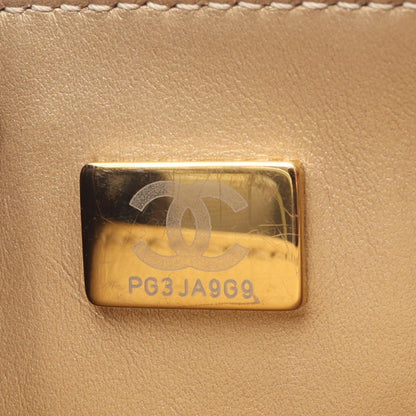 CHANEL Matelasse Lambskin Shoulder Bag Black