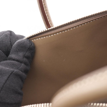 HERMES Bolide 31 Taupe Leather Handbag