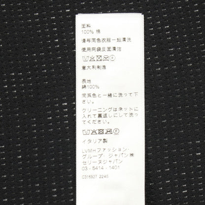 CELINE 16 Embroidered Cotton T-Shirt Black Size M