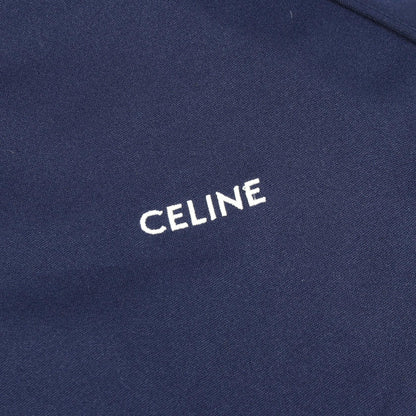 CELINE Double Face Jersey Polyester Navy Size L