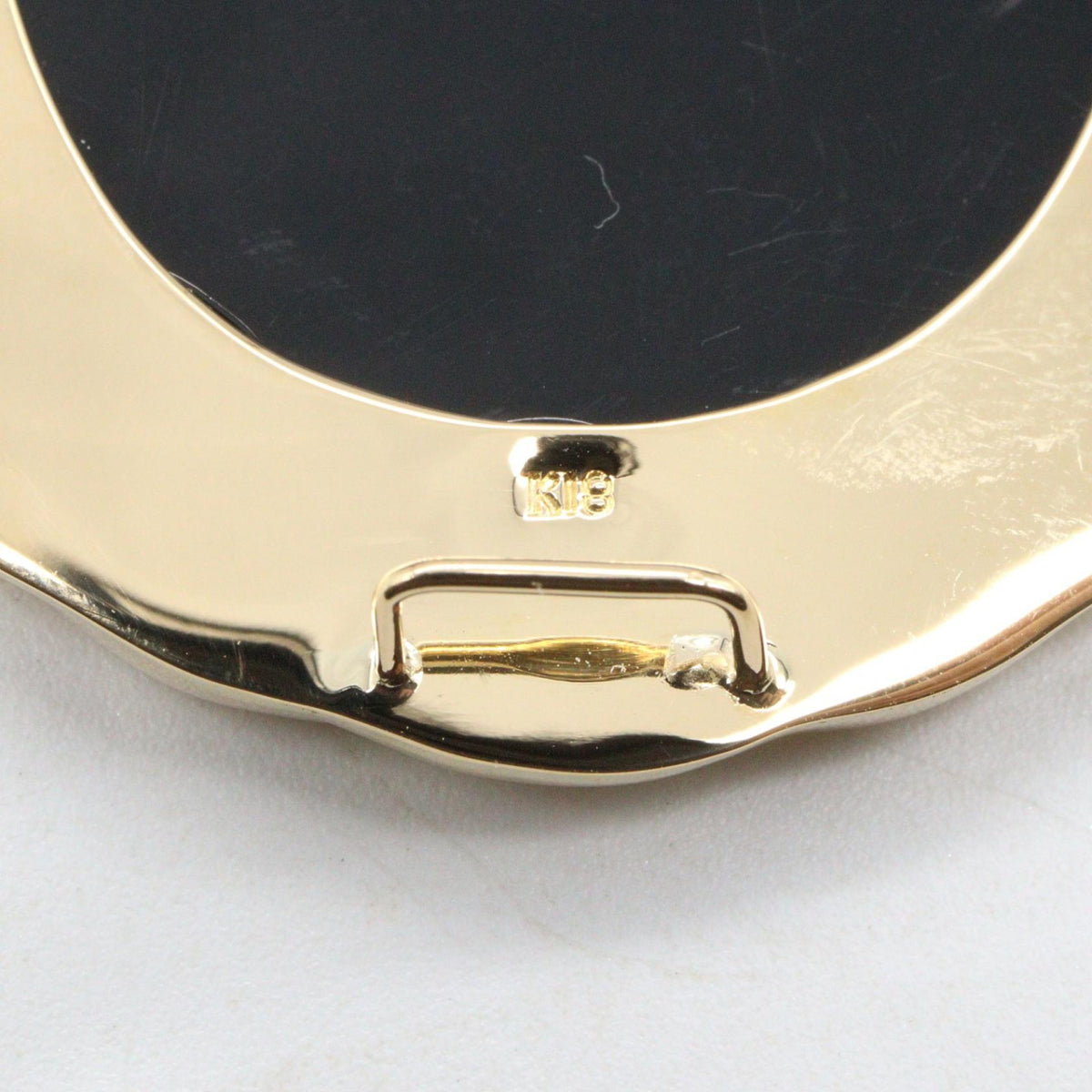 JEWELRY K18 Yellow Gold Brooch Pendant