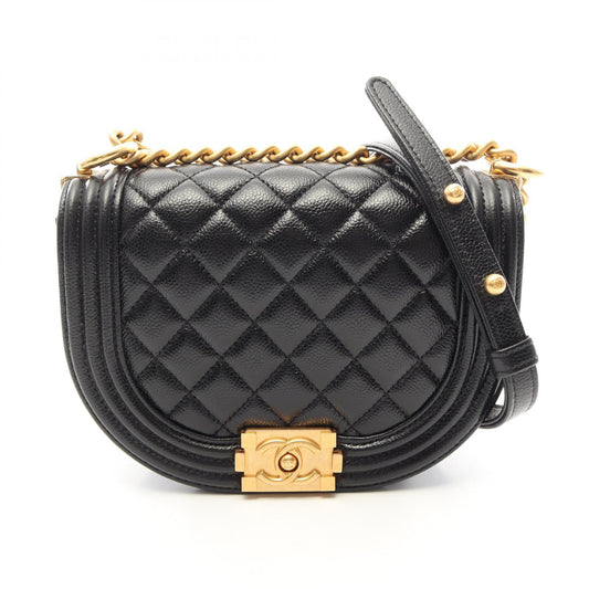 CHANEL Boy Chanel Small Shoulder Bag Black