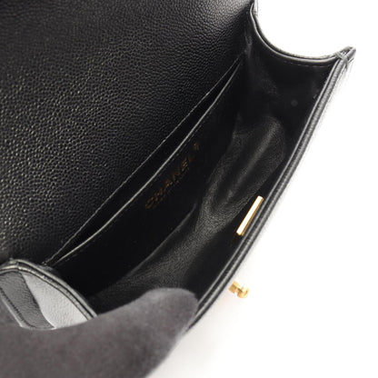 CHANEL Boy Chanel Small Shoulder Bag Black