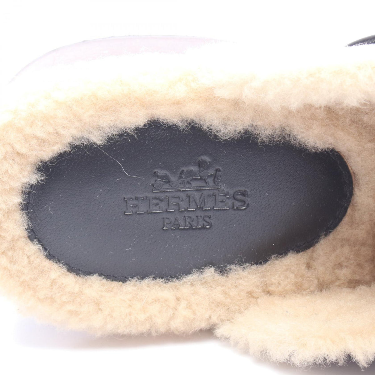 HERMES Carlotta Kelly Buckle Clog Sandals Size 36