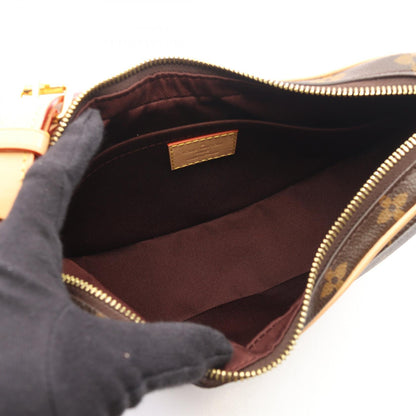 LOUIS VUITTON Croissant Monogram Bag Brown