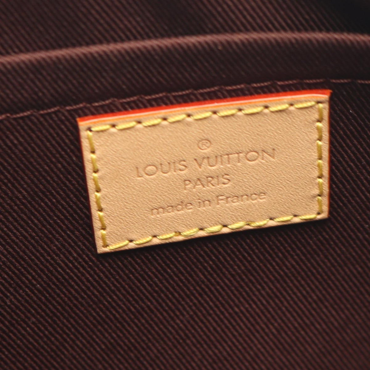 LOUIS VUITTON Croissant Monogram Bag Brown