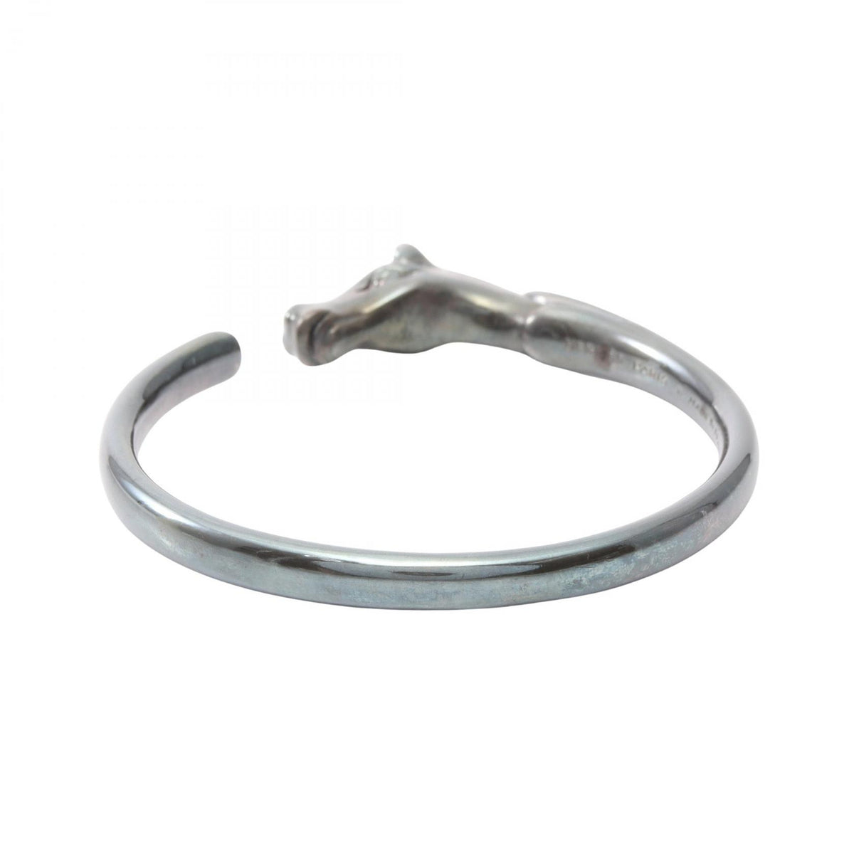 HERMES Cheval Horse Metal Bangle