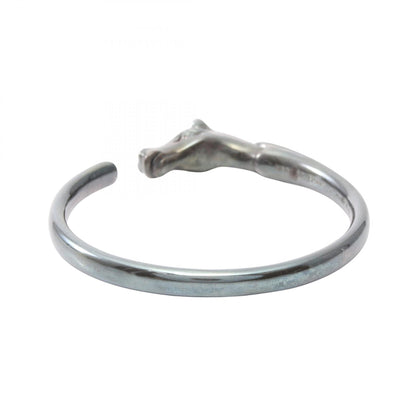 HERMES Cheval Horse Metal Bangle